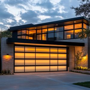 <span class=keywords><strong>Porte</strong></span> <span class=keywords><strong>de</strong></span> <span class=keywords><strong>garage</strong></span> moderne à <span class=keywords><strong>prix</strong></span> imbattable, à vision complète, automatique, sectionnelle, en alliage d'aluminium, avec vitrage transparent et isolation thermique, garantie 5 ans - Product Image 6