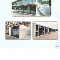 Maison conteneur pliable de type Z, cabane préfabriquée en kit, maison modulaire en acier pour hébergement en camping