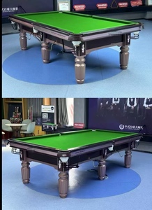 Bàn bida đá phiến in logo tùy chỉnh, kích thước 7FT/8FT/9FT, sản xuất trực tiếp tại nhà máy, có nhiều tùy chọn kích thước OEM. - Product Image 6