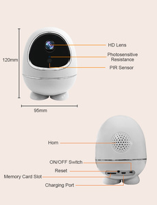 Tuya HD 1080P WIFI Thông Minh Trong Nhà Mini Camera an ninh mạng gia đình camera với PTZ tính năng không dây - Product Image 4