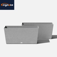 Kingmake Usine Prix Grossiste Pot de Fleurs Pots de Plantes Jardin Fleur Moderne Pot de Ciment Moules Pots de Fleurs et Jardinières