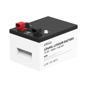 Epever 50AH เกรด12.8V เคสโลหะ-แบตเตอรี่พลังงานแสงอาทิตย์ LiFePO4แบบปริซึมชุดจอแสดงผล LCD/IP65แบตเตอรี่เชื่อมต่อแบบขนาน - Product Image 6