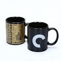 Mug en céramique personnalisé avec logo, vente en gros, mug à café par sublimation / transfert thermique, 17 styles, prêt pour l'exportation transfrontalière, directement de l'usine