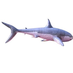 Personnage gonflable personnalisé objets gonflables ballon animal de dessin animé requin mascotte gonflable géant - Product Image 2