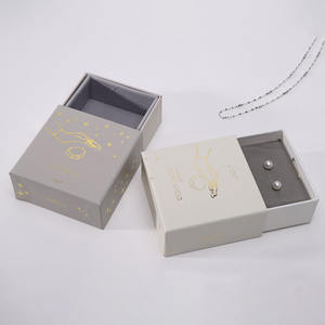 Caja para Pendientes, Caja de Regalo de Joyería Rígida Personalizada de Lujo con Cajón, Inserto de Espuma, Estampado en Lámina, Logotipo Personalizado, Venta al por Mayor de Fábrica - Product Image 5