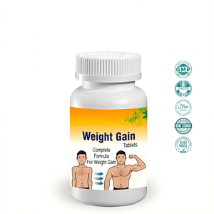 Tabletas de Suplemento para Aumentar de Peso OEM, Marca Privada, Multivitamínicos, Píldoras para Aumentar Masa Muscular, Certificación GMP, MOQ Bajo, 60, 90, 120 Unidades - Product Image 1