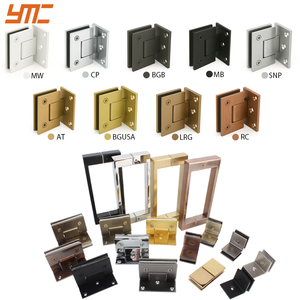 Clips Abrazadera de esquina Soportes de <span class=keywords><strong>vidrio</strong></span> L Bisagra Abrazaderas de <span class=keywords><strong>ducha</strong></span> Montaje de <span class=keywords><strong>vidrio</strong></span> templado Puerta de baño de esquina Clip de <span class=keywords><strong>vidrio</strong></span> de 90 grados - Product Image 5