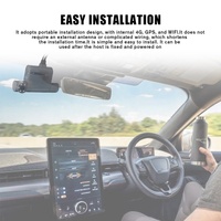 Enregistreur MDVR 4G GPS WiFi 1080P 4 canaux, système de caméra de voiture 360°, moniteur de recul pour bus
