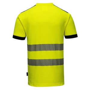 PORTWEST-T-shirt jaune/noir à manches courtes haute visibilité T181YBR4XL PW3-EAN 5036108297108 HI-VIS WORKWEAR - Product Image 2