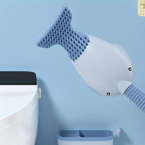 Práctico cepillo <span class=keywords><strong>de</strong></span> baño <span class=keywords><strong>de</strong></span> silicona con forma <span class=keywords><strong>de</strong></span> <span class=keywords><strong>ballena</strong></span> ecológico, elegante almacenamiento <span class=keywords><strong>de</strong></span> líquidos montado en la pared, áreas difíciles <span class=keywords><strong>de</strong></span> alcanzar, jabón <span class=keywords><strong>de</strong></span> plástico - Product Image 5