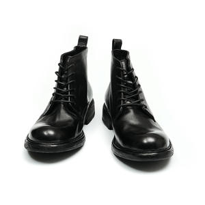 Botas de Tobillo de Piel de Caballo Originales 2025 para Hombre, Lavables, Hechas a Mano con Tecnología Goodyear, Estilo Retro, Amekaki, con Cordones - Product Image 6