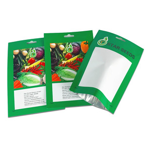 Logo personalizzato sacchetto di plastica sigillato su 3 lati sacchetto di <span class=keywords><strong>semi</strong></span> di imballaggio in carta composita <span class=keywords><strong>vendita</strong></span> calda sacchetti agricoli per frutta e verdura - Product Image 3