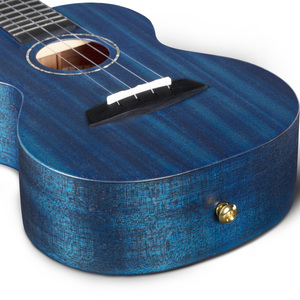 Ukulele de concert Enya 23 pouces MS, entièrement en acajou massif, touche <span class=keywords><strong>Richlite</strong></span>, motif fleur de cerisier, avec étui, accordeur, sangle, cordes et capo - Product Image 5