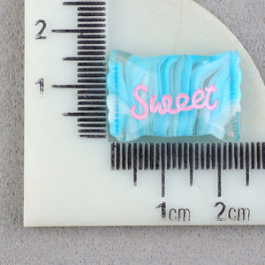 Promotion Exceptionnelle : Breloque en Résine à Dos Plat, Bonbons Colorés en Gelée Dégradée avec Logo, Faux Sucre pour Créations Artisanales - Product Image 6