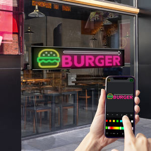 Panneaux LED flexibles pour enseignes de magasin avec messages défilants, câble adaptateur USB pour divertissement à domicile et commerce - Product Image 5