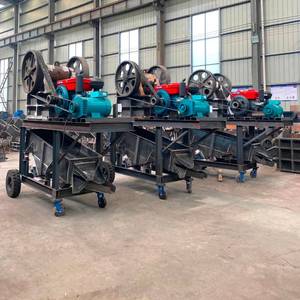 Venda Quente Preço de Fábrica: Pequeno Triturador de Mandíbula Móvel para Rocha Dura, Triturador de Pedra PE250x400 com Motor a Diesel - Product Image 1