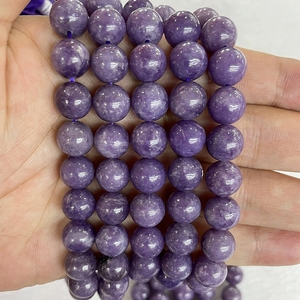 Tự Nhiên Lepidolite 4 <span class=keywords><strong>6</strong></span> 8 <span class=keywords><strong>10</strong></span> 12 <span class=keywords><strong>Mm</strong></span> Vòng Loose Hạt Trang Sức Làm Đá Quý Tự Nhiên Hạt - Product Image 4