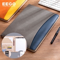 Carpeta Portadocumentos de Cuero PU Premium con Logotipo Personalizado, Portafolio de Negocios, Carpeta de Archivos, Presentador de Cheques con Tarjetero