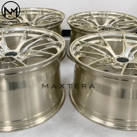 Rines de Aleación Maxtera Forged Custom VS5RS Poilseed Frozen Gold Style para Porsche, BMW, Camaro, Corvette, Mustang, GT-R, 370Z, Supra
