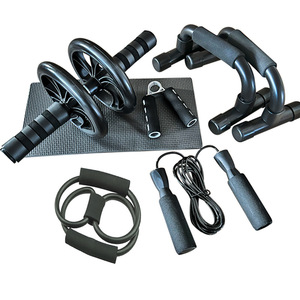 Set de 5 Piezas: Ruedas <span class=keywords><strong>Abdominales</strong></span>, Soporte para Flexiones, Máquina de <span class=keywords><strong>Abdominales</strong></span>, Equipo de Entrenamiento y Ejercicios <span class=keywords><strong>Abdominales</strong></span> - Product Image 3