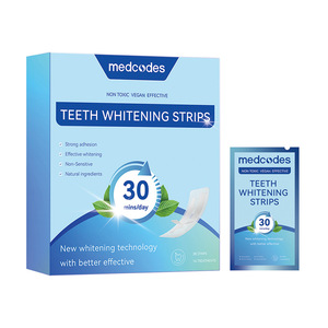 Tiras blanqueadoras de dientes con sabor a menta hechas a medida para adultos, blanqueamiento portátil con función de eliminación de manchas - Product Image 2