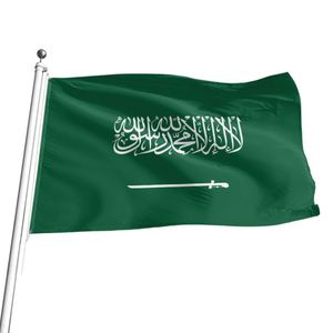 Mejor Precio, Banderas Publicitarias de 3x5 de Todos los Países, Banderas de Arabia Saudita con Logotipo Personalizado, Estilo Tela - Product Image 5