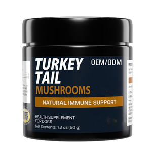 犬用きのこ粉末 ターキーテールマッシュルーム OEM/ODM 免疫力向上を保証し、バランスの取れた免疫システムをサポート - Product Image 1