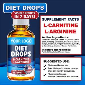טיפות שמן דיאטה נוזליות מולטי-ויטמין בהתאמה אישית במחיר מפעל, מטבוליזם מהיר של שומן לירידה במשקל ועיצוב גוף בריא למבוגרים - Product Image 2