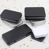 Emballage de boîte de conserve en métal personnalisé pour le stockage de petites boîtes de conserve en métal pour cadeau Conteneurs en étain de capsule de pilule de qualité alimentaire avec couvercles