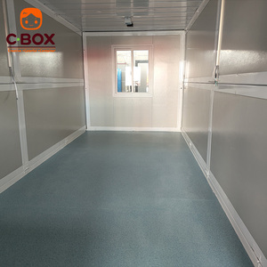 บ้านสำเร็จรูปแบบพับได้ Cbox สำหรับสำนักงาน บ้านพักเคลื่อนที่ โรงรถ ค่ายคนงาน บ้านคอนเทนเนอร์แบบโมดูล - Product Image 6