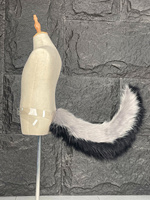 Queue de renard en fausse fourrure pelucheuse, ceinture réglable, accessoire de costume pour cosplay, fête d'anime, Halloween, jeu de rôle