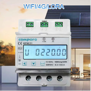 Dispositivo de Monitoreo de Voltaje Automático - Medidor Eléctrico Monofásico de Riel DIN con Pantalla LCD RS485, Precisión de 0.5S, 100A Máx., 80A Nominal - Product Image 1