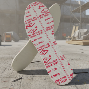 Semelle intermédiaire anti-perforation 3,8 mm EN12568, semelle intérieure anti-coupure en textile pour bottes de travail industrielles en gros pour hommes - Product Image 1