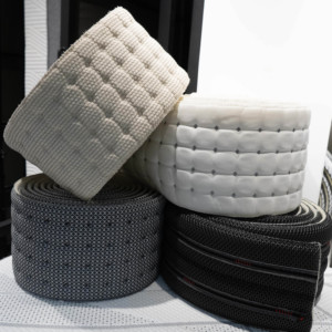 Bordo per Materasso in Poliestere 100% Trapuntato a Prezzo di Fabbrica, Certificato OEKO-TEX, Alta Qualità, ODM OEM, Tessuto Laterale per Materassi - Product Image 1