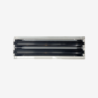Système de climatisation moderne HVAC, grille d'aération de plafond réglable, diffuseur linéaire à fentes