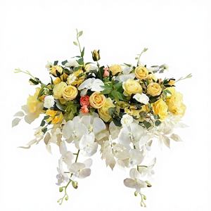 Maceta con Loto Artificial Morado, Decoración Realista para Pascua, Navidad, Halloween, San Valentín, Año Nuevo - Product Image 1