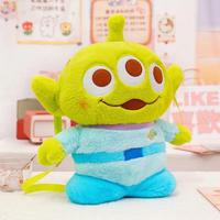 Dessin animé mignon trois yeux garçon Alien peluche sac à dos drôle Lucifer peluche chat sac à dos pour enfants cadeau pour enfants