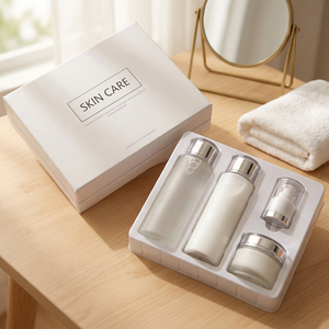 Coffret de Soins Visage Marque Blanche : Lotion, Crème Hydratante, Éclaircissante et Anti-Âge – Kit Cadeau Beauté OEM - Product Image 5