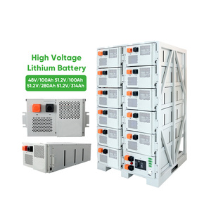 แบตเตอรี่ลิเธียมไอออนแรงดันสูงแบบชาร์จได้ อายุการใช้งานยาวนาน 51.2V 280Ah 14.336kWh ชุดแบตเตอรี่ LifePO4 ใช้งานได้ 6000 ครั้ง - Product Image 2