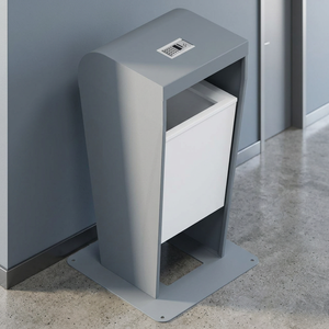 Contenedor de Basura Moderno de Metal para Exteriores, Diseño Industrial Duradero, Resistente al Agua, Origen Turquía, Alibaba - Product Image 3