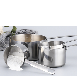 Modelo B, Olla Calentadora de Leche Multifunción de Acero Inoxidable SUS 304, 250ml, 350ml, 500ml, 700ml, Cuchara Medidora para Hornear - Product Image 3