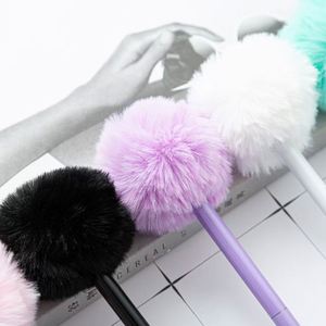 Creative Plastic Cartoon Cute Students <b>Brush</b> Pen Office Supplies Ballpoint Pens Cute Shape for Writing Records Memo School - Product Image 5