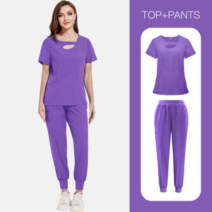 Uniforme Médico Moderno Personalizable al por Mayor 2025, Uniforme de Mezclilla Unisex con Logotipo de Hospital, Personalizable para Hombres y Mujeres - Product Image 3