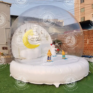 BubbleTent al aire libre inflable Navidad globo de nieve bola inflable publicidad decoración humana globo de nieve para la venta - Product Image 5