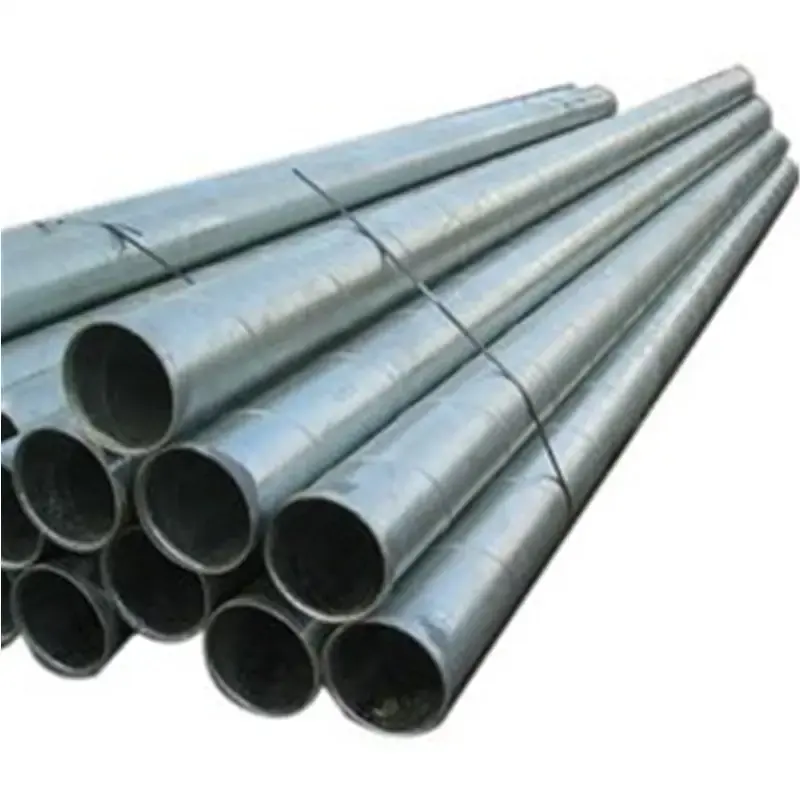 Tubo e tubo in acciaio zincato tondo Standard ISO 80mm 100mm 200mm di diametro