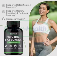 Ausreson OEM Acv Keto Diet Fat burner Slim Plus Pills Probiotic Strong Fast Detox Effective Acv Keto Herbal Slimming Capsules