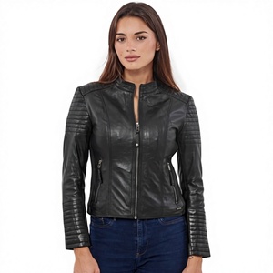 Nouveau Style Vestes pour Femmes Moto Meilleure Arrivée Manches Longues Personnalisé Nouveau Design Vestes En Cuir Respirant - Product Image 1