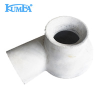 Buse de désulfuration KUMEA SiC Vortex, 90 °   Buse de pulvérisation conique creuse en carbure de silicium pour tour d'absorption de centrale électrique