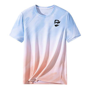 Camisetas de Manga Corta para Correr, Populares, de Secado Rápido, Transpirables, Ligeras, con Logotipo Personalizado, para Fitness al Aire Libre - Product Image 1