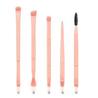 DailyQueen French Boutique – Lot de 12 pinceaux de maquillage professionnels à double embout, en poils synthétiques, avec logo personnalisé et marque privée, pour blush et anticernes